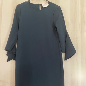Charles‎ Henry dark blue green sheath dress, size XS